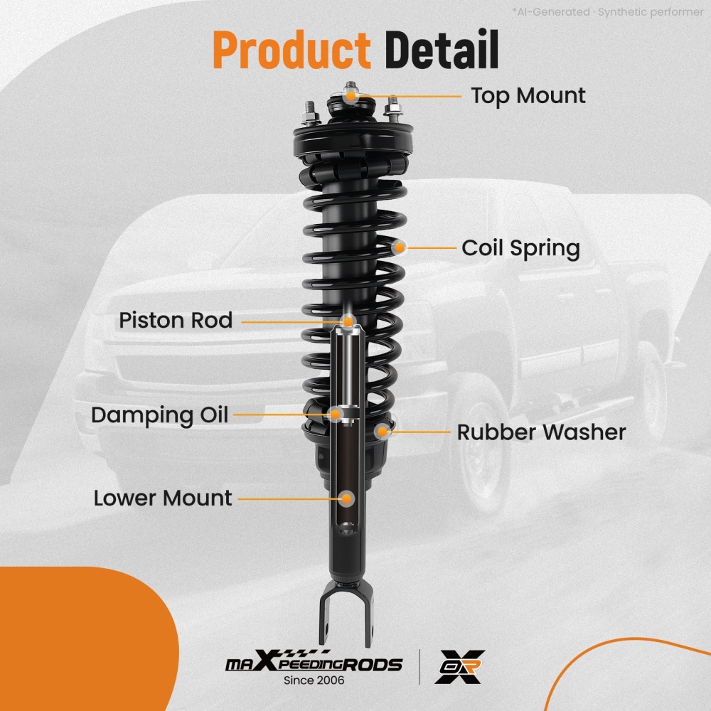 4PCS Complete Struts Shock Absorbers compatible for Honda Civic 1996-2000 FrontRear NEW
