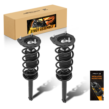 Pair Rear Struts w/Coil Springs for 1995-2005 compatible for Pontiac Sunfire compatible for Chevrolet Cavalier
