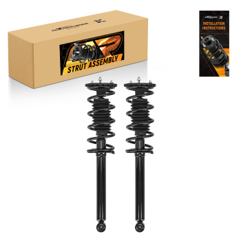 Pair Rear Struts w/Coil Springs for 1995-2005 compatible for Pontiac Sunfire compatible for Chevrolet Cavalier