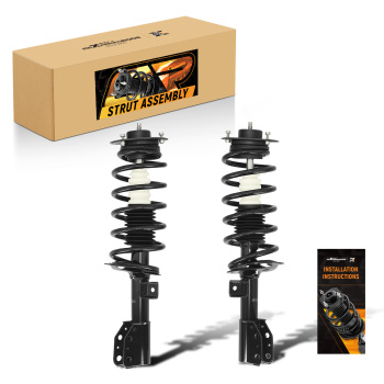 Pair Front Struts w/ Coil Spring Kit For 2005 2006 compatible for Chevy Equinox Pontiac Torrent