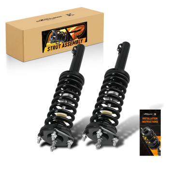2pcs Front Left + Right Strut Spring compatible for Jeep Commander Grand Cherokee 2006-2010