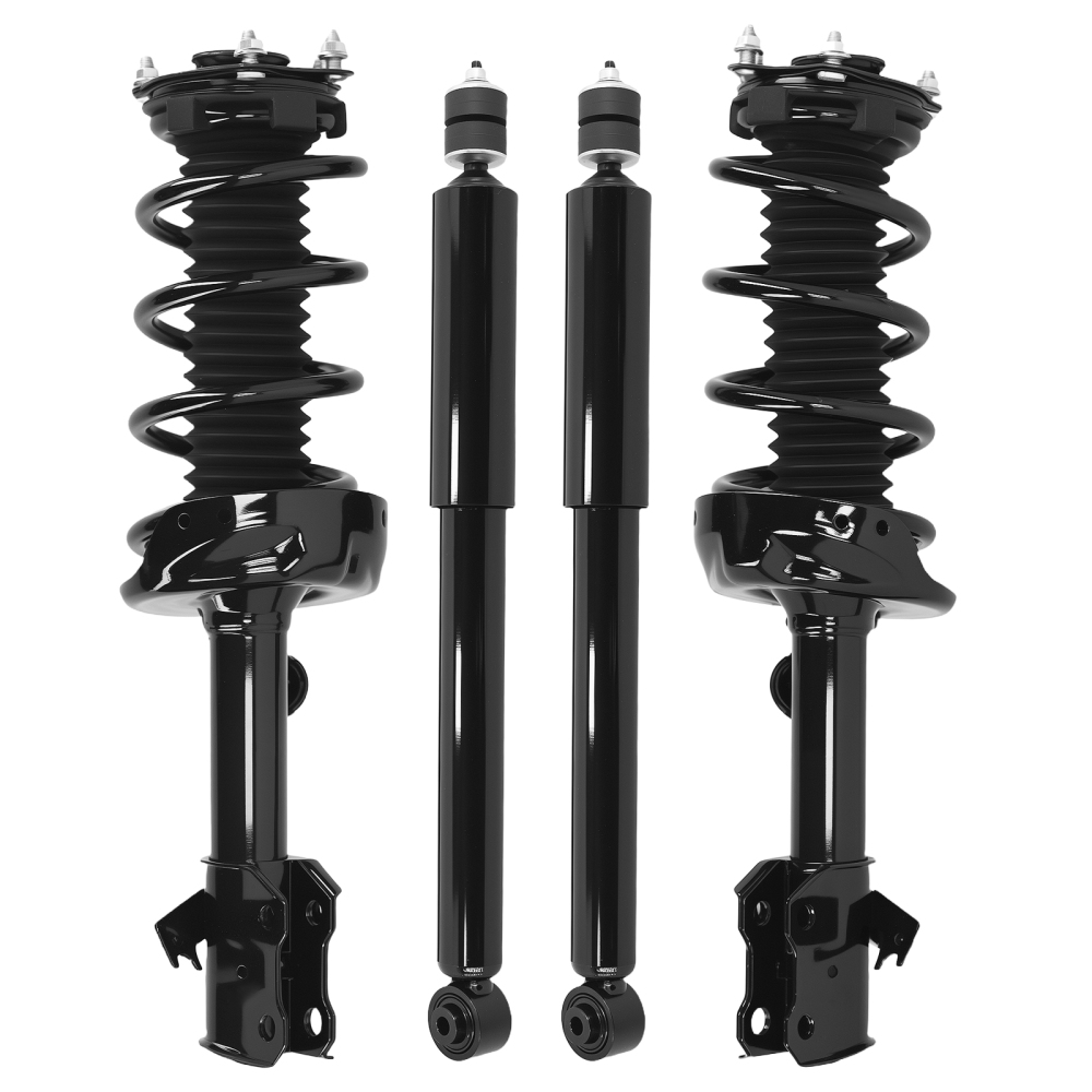 Pair Front+Rear Complete Struts Shocks W/Coil Springs For 2007-2012 compatible for Acura RDX