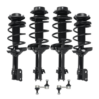 6pcs Front Rear Struts SpringSway Bars End Link for 2004 2005 compatible for Subaru Forester