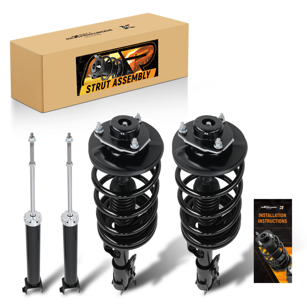 4X Suspension Rear Front Struts Assembly compatible for Nissan Altima 2002-2006 344395