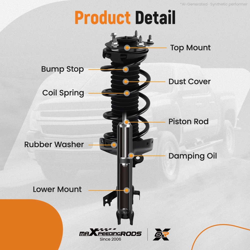 Set Front-Rear Quick Complete Strut and Coil Spring For 2012-2014 compatible for Honda Cr-V compatible for FWD