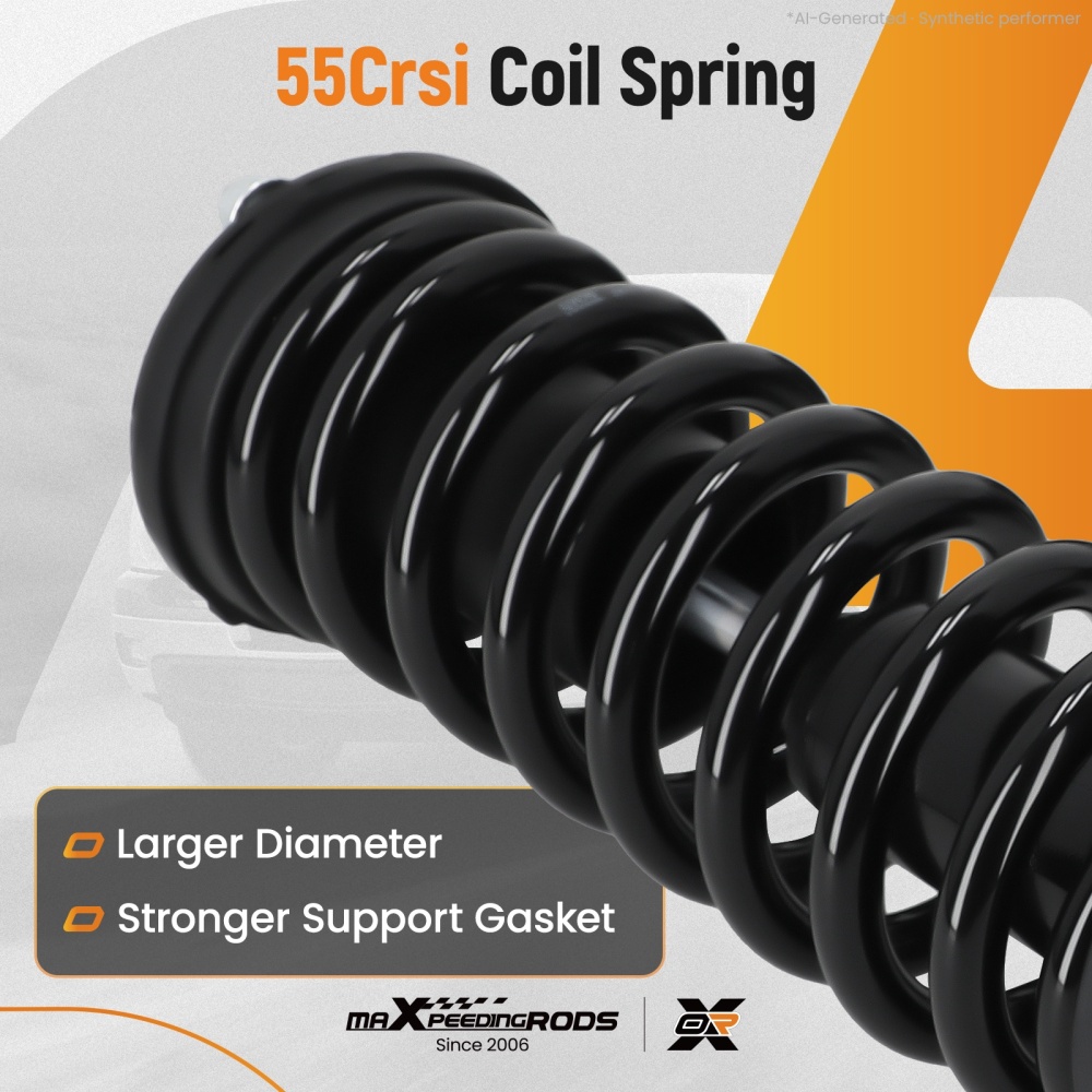 2x Suspension Front Struts Absorbers compatible for Chevy Colorado GMC Canyon 2WD 2004-2012