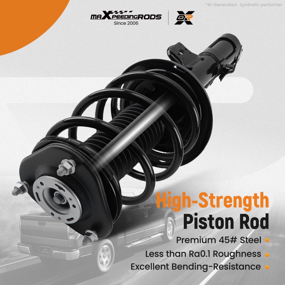 Pair Front Left- Right Quick Complete Strut For 2006-2012 compatible for Toyota Rav4 V6 3.5L