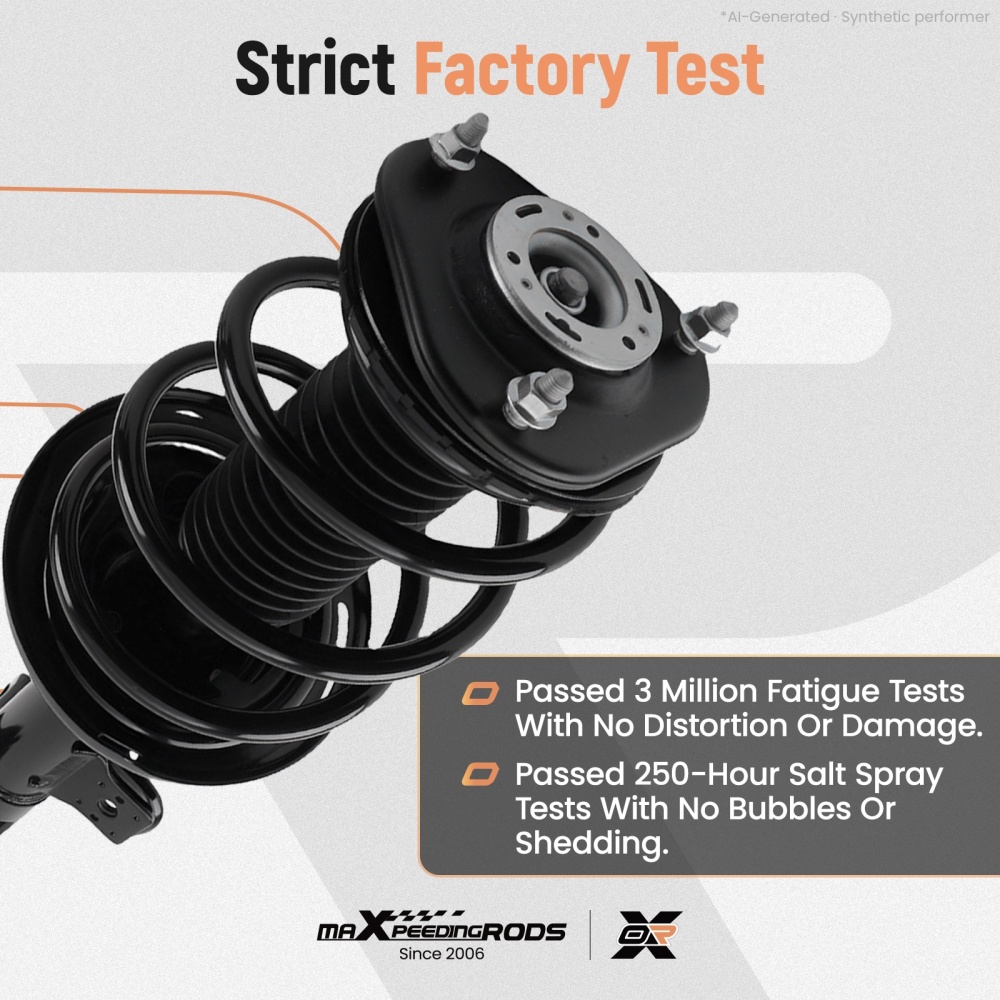 Pair Front Left- Right Quick Complete Strut For 2006-2012 compatible for Toyota Rav4 V6 3.5L