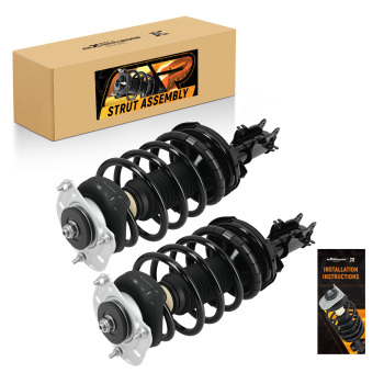 2pcs Front Strut w/ Coil Spring Assembly compatible for Volvo V70 2001-2007 2.3L 2.4L 2.5L