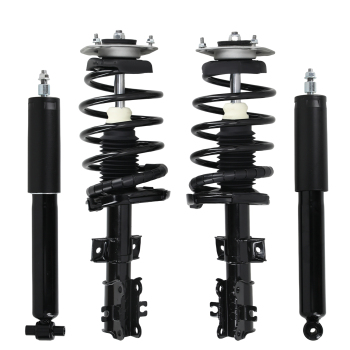 4pcs Struts Shock FrontRear Absorbers Kit compatible for Volvo S60 S80 V70 compatible for FWD 1331587