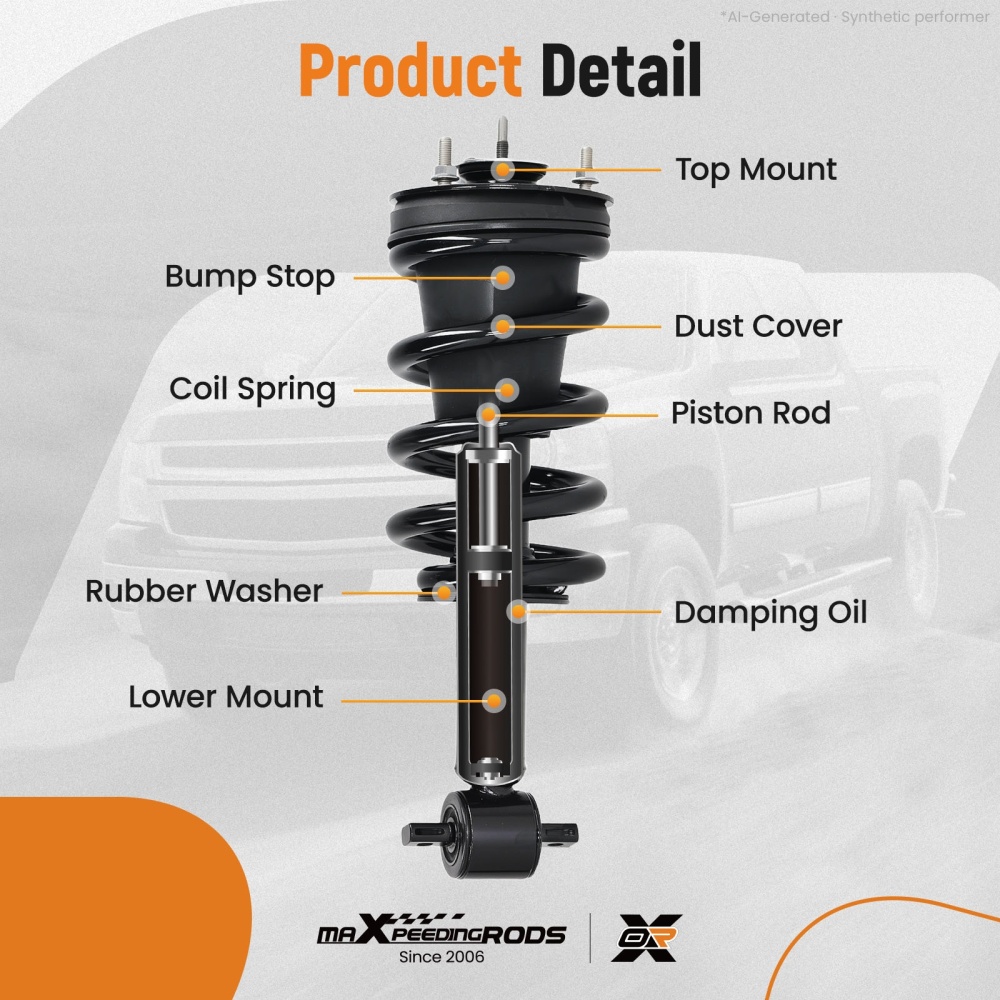 4WD Front Struts Assembly For 2014-2018 compatible for Chevy Silverado GMC Sierra 1500 239112