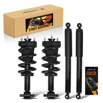 RWD Front Struts Rear Shocks Assembly for 2014-2018 compatible for Silverado 1500 compatible for Sierra 1500