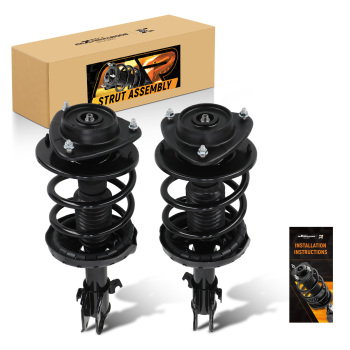 2x Front Complete Struts w/ Coil Springs compatible for Subaru Legacy 2005-2009 172498