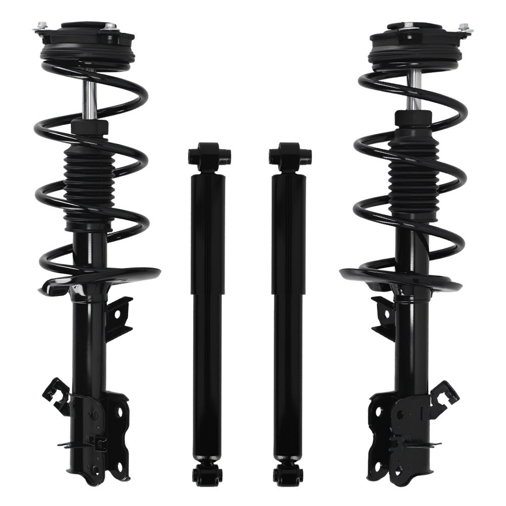 Set of 4 Front and Rear Complete Struts Shocks For 2012 2013 compatible for Nissan Rogue compatible for FWD