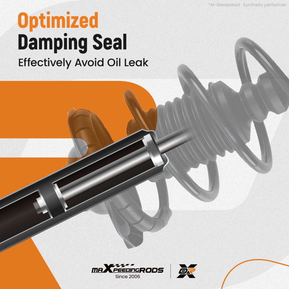 Suspension Front Complete Struts Rear Shocks w/ Spring for 2000-2005 compatible for Toyota Echo