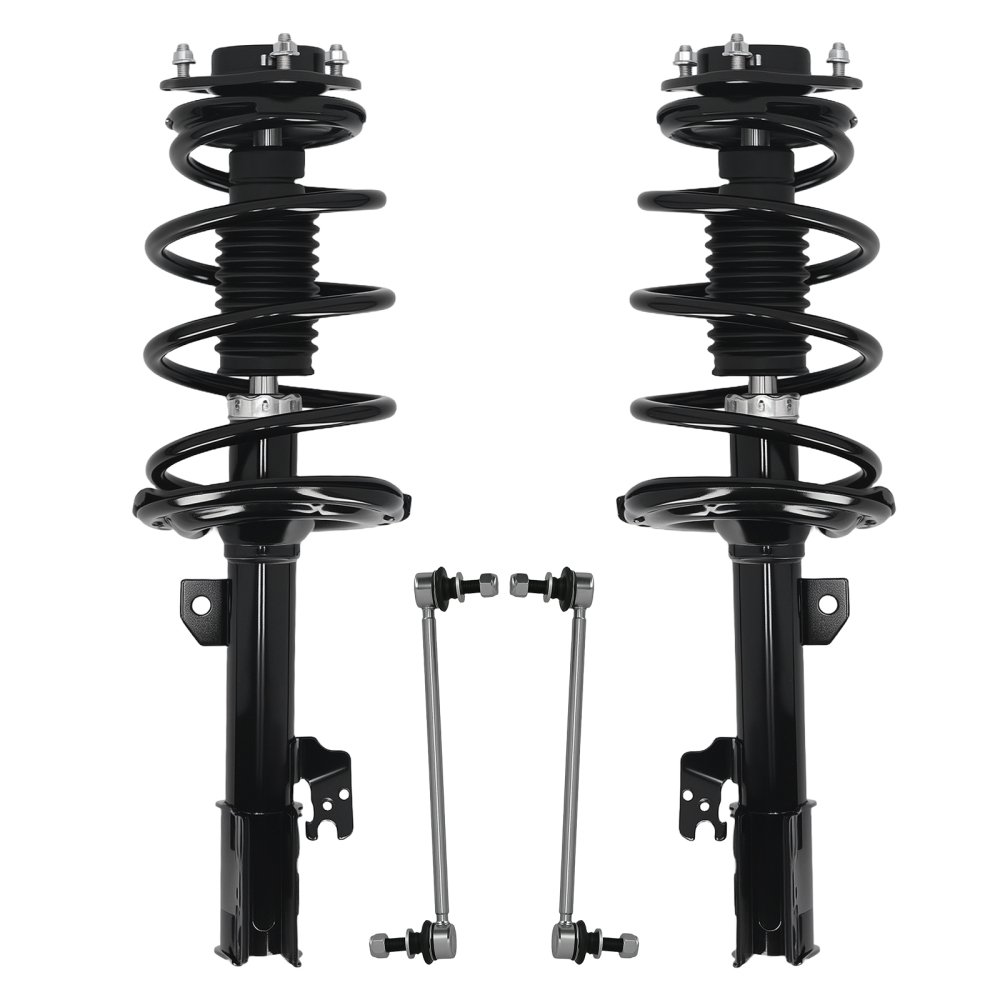 AWD Front Struts w/Coil Spring Sway Bars for 2011 2012 2013 2014 compatible for Toyota Sienna