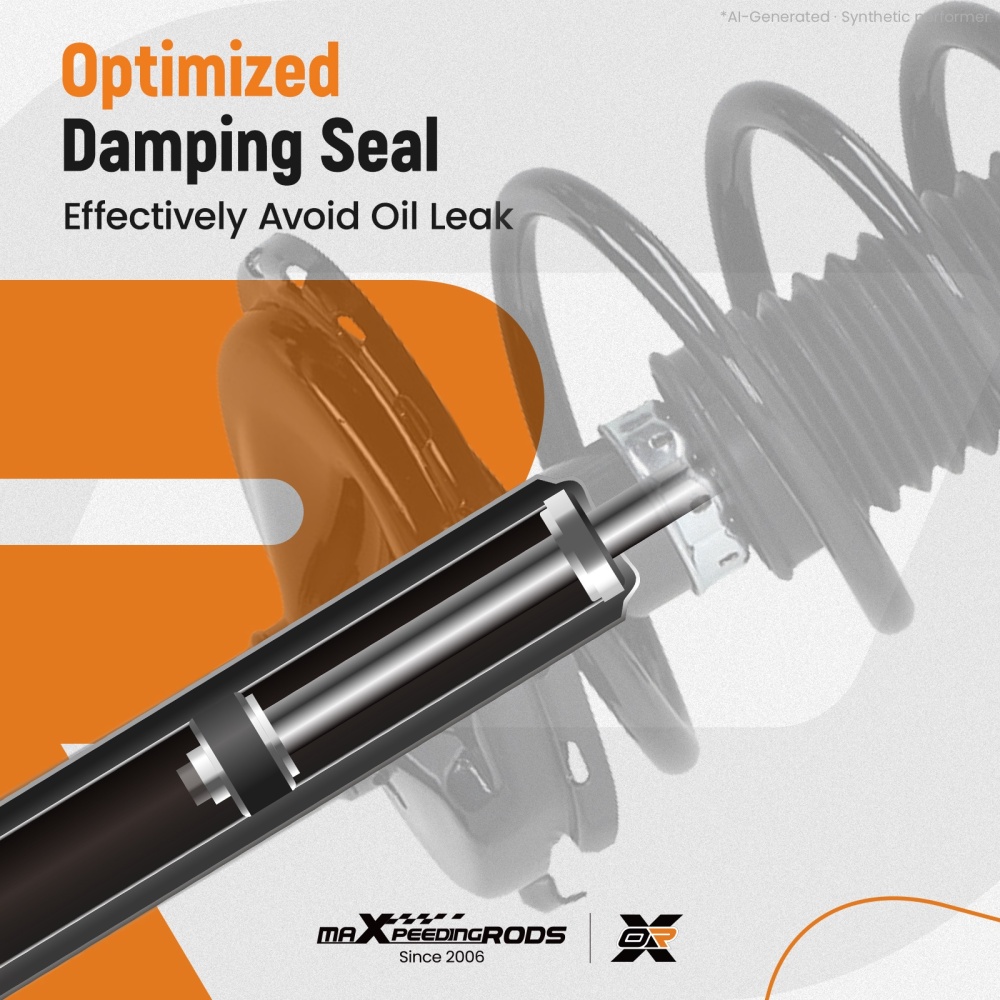 Front Rear Struts Coil Spring Suspension Kit compatible for Toyota Highlander 2008-2013 AWD