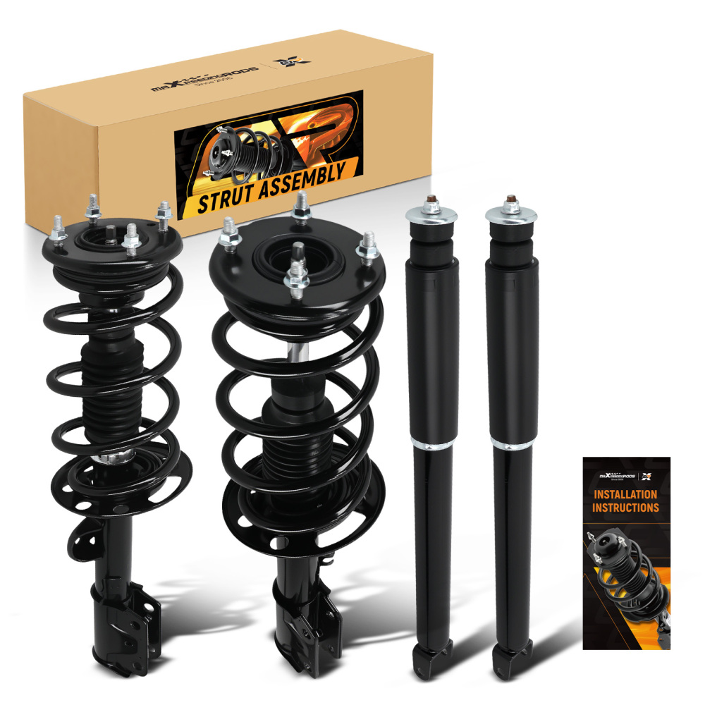 Front Rear Complete Shocks Struts Coil Spring compatible for Ford Explorer FWD 2013-2019