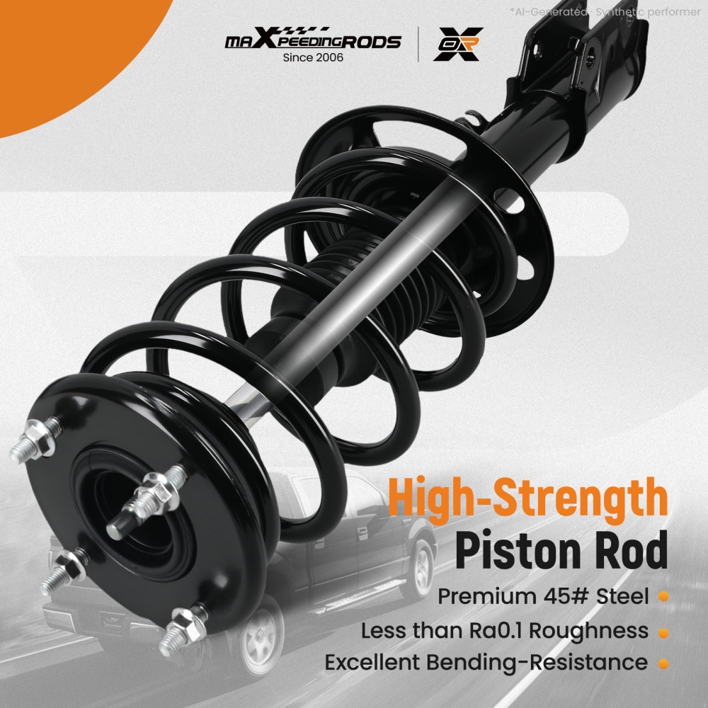 Front Rear Complete Shocks Struts Coil Spring compatible for Ford Explorer FWD 2013-2019