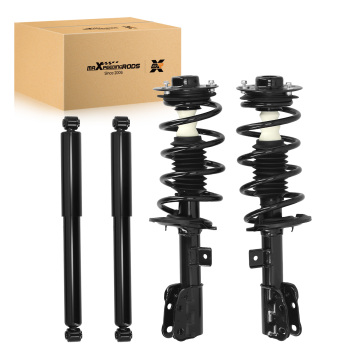 Set 4 Front Struts w/ Spring Rear Shocks Absorber Kit for 2010-2017 compatible for GMC Terrain