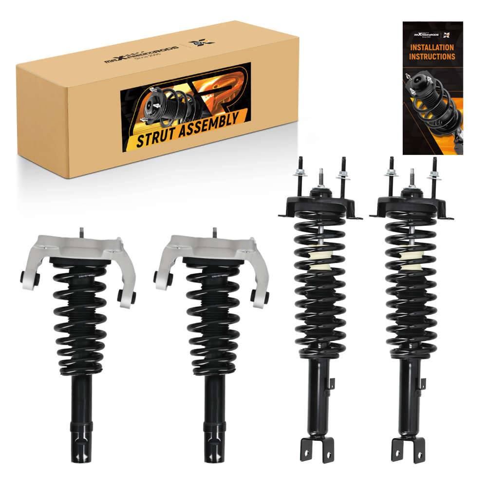 4pcs Rear Front Struts Assembly compatible for Chrysler Sebring 2001-2006 2.4L 2.7L 3.0L