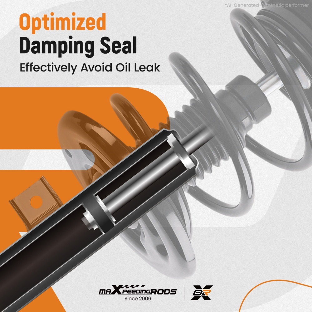maXpeedingrods Front Complete Struts Rear Shocks Kit for 2009-2014 compatible for Nissan Maxima