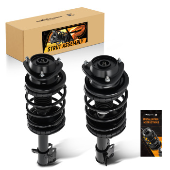 Pair Front Complete Strut w/ Coil Spring Assembly For 1998-2002 compatible for Subaru Forester