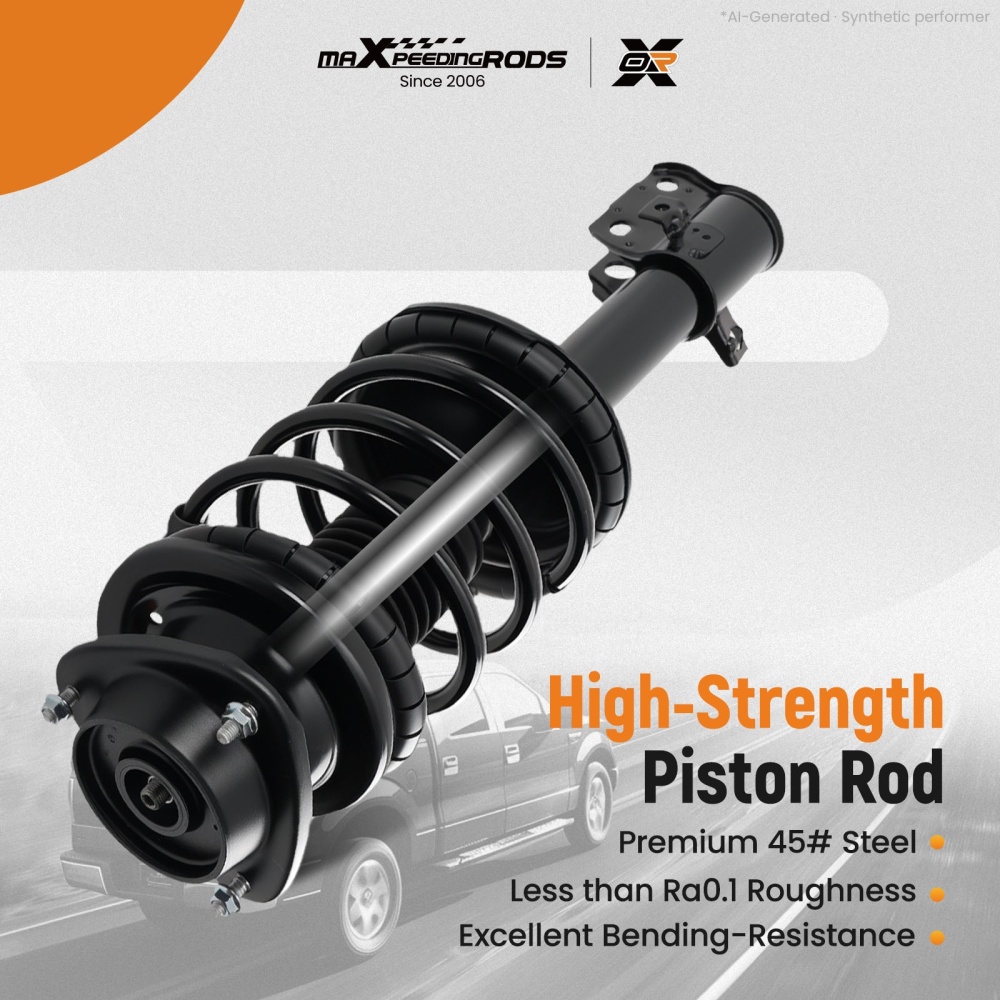 Pair Front Complete Strut w/ Coil Spring Assembly For 1998-2002 compatible for Subaru Forester