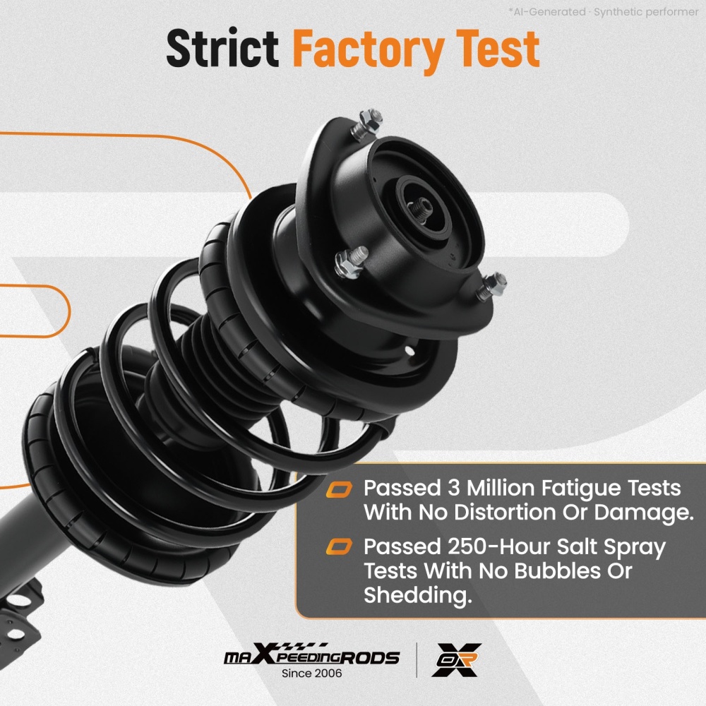 Pair Front Complete Strut w/ Coil Spring Assembly For 1998-2002 compatible for Subaru Forester