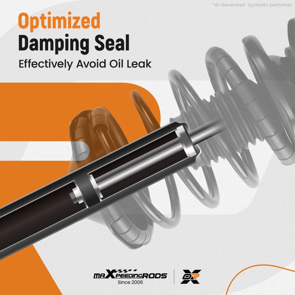 Pair Front Complete Strut w/ Coil Spring Assembly For 1998-2002 compatible for Subaru Forester