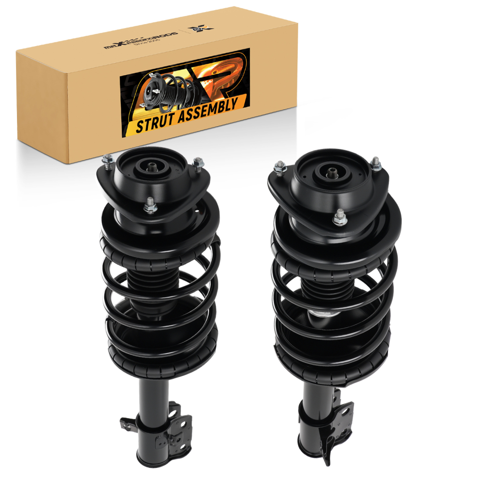 Pair Front Complete Strut w/ Coil Spring Assembly For 1998-2002 compatible for Subaru Forester