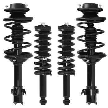 2/4pc Complete Front Rear Struts w/ Spring Assembly compatible for Subaru Outback 2000-2004