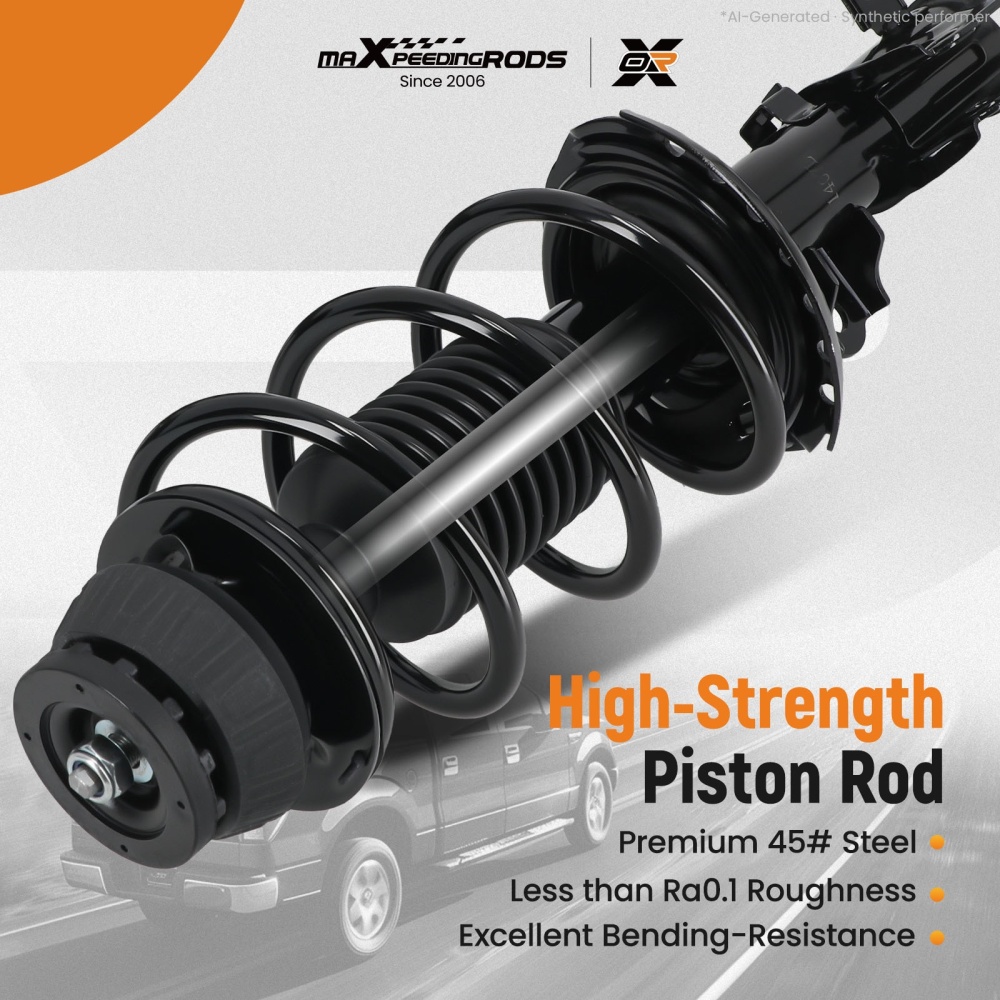 MaXpeedingrods Quick Front Strut Coil Spring compatible for Kia Rio 2012-2017 1.6L