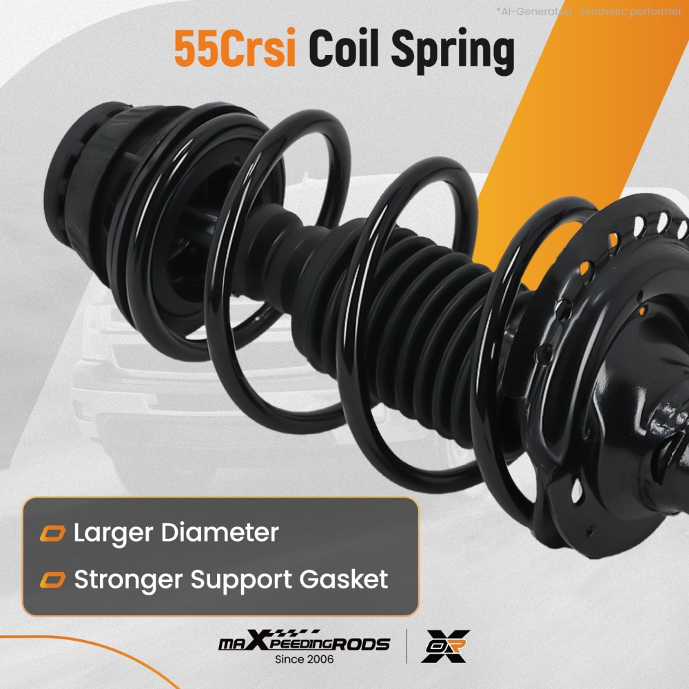 MaXpeedingrods Quick Front Strut Coil Spring compatible for Kia Rio 2012-2017 1.6L