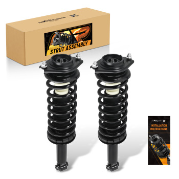 2x Rear Complete StrutCoil Spring Assembly compatible for Subaru Forester 2009-2013 2.5L