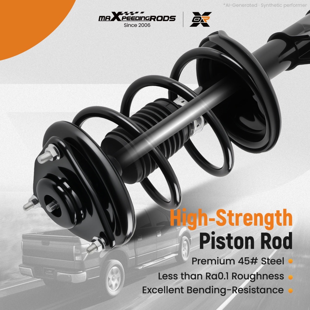 FrontRear Complete StrutsCoil Springs compatible for Mitsubishi Lancer 02-07 172142