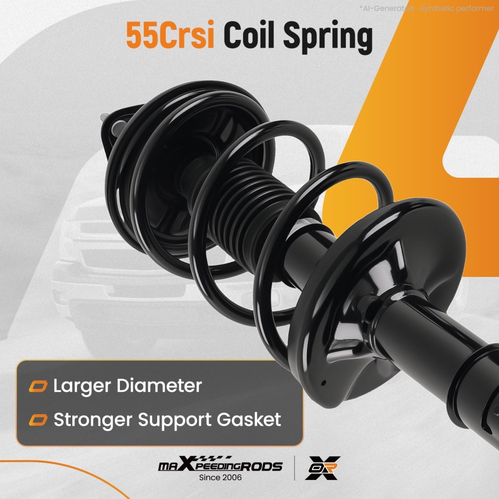 FrontRear Complete StrutsCoil Springs compatible for Mitsubishi Lancer 02-07 172142