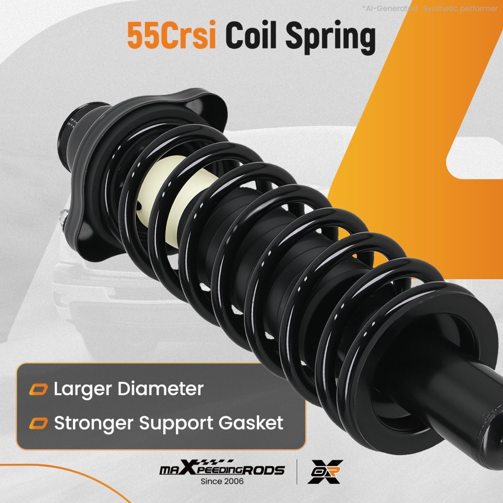 2x Quick Complete Rear Strut Spring Assembly compatible for Mitsubishi Lancer 2002-2007