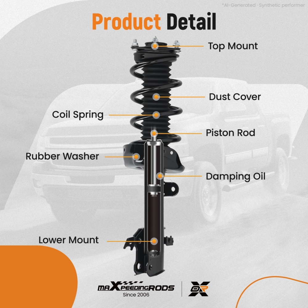Set of 4 Front Rear Complete Struts w/ Spring Assembly For 2012-2014 compatible for Honda CR-V