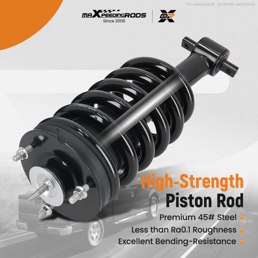 Front Shock Struts w/ Spring for 2014-2018 compatible for Chevy GMC Silverado Sierra 1500 4WD