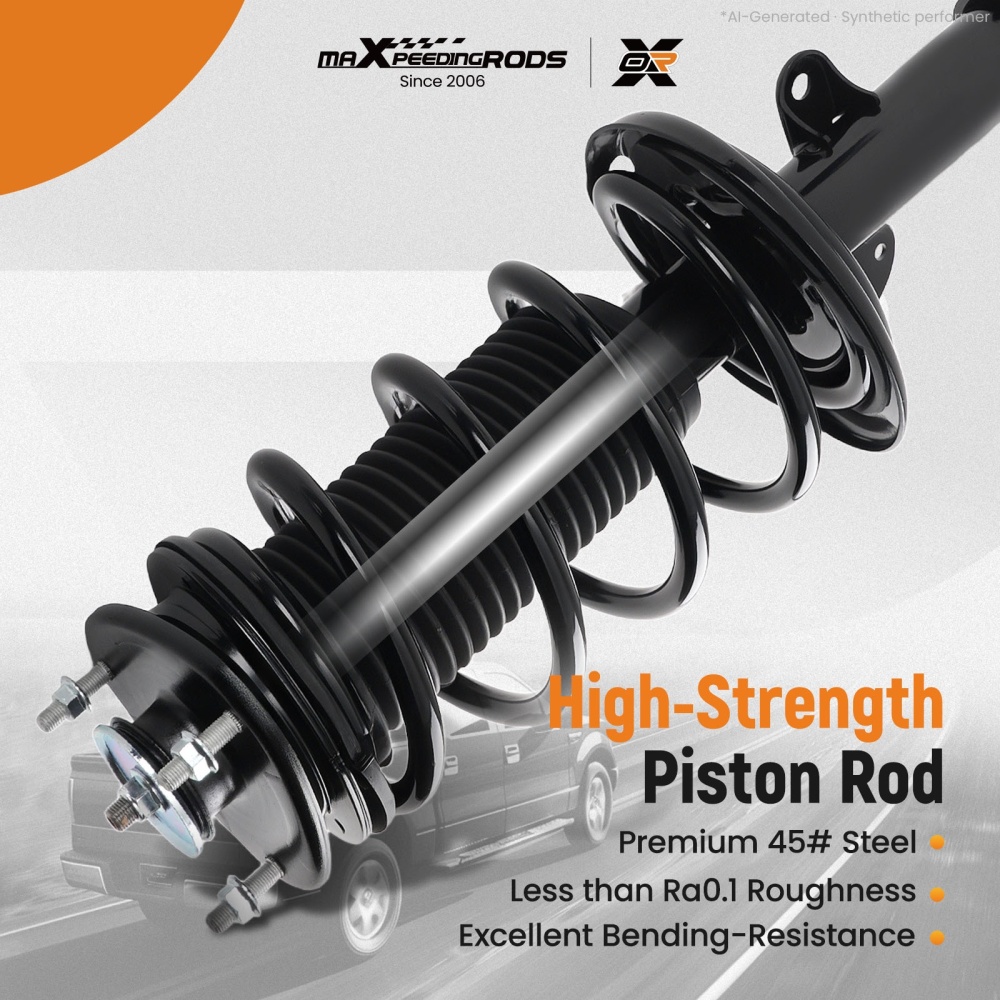 Front Struts w/ Coil Spring Rear Shock Absorbers Kit for 2007-2013 compatible for Acura MDX ZDX