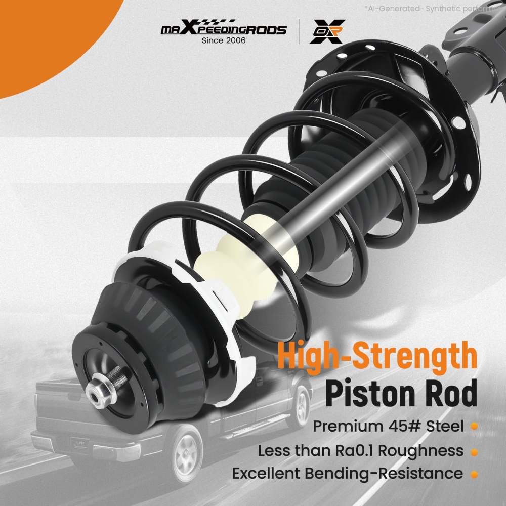 Pair Front Complete Struts Kit compatible for Honda Insight / Fit 2010-2014 LeftRight
