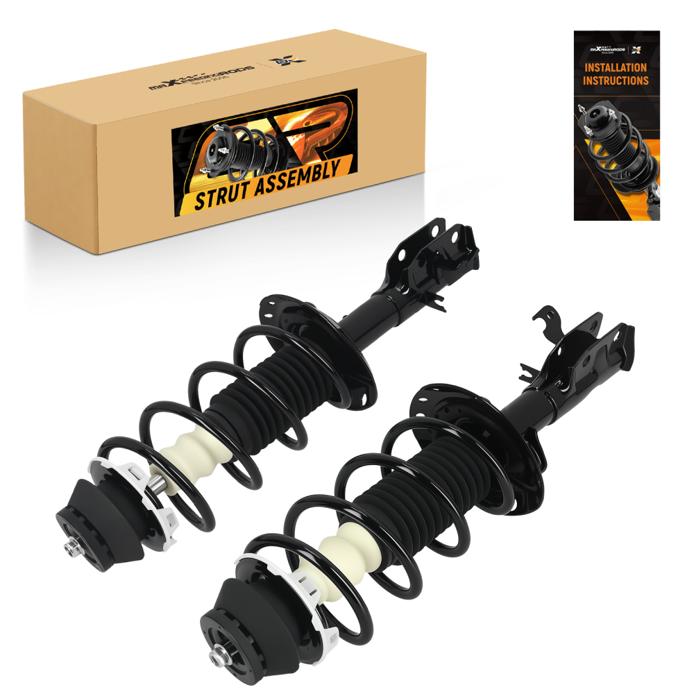 Pair Front Complete Struts Kit compatible for Honda Insight / Fit 2010-2014 LeftRight
