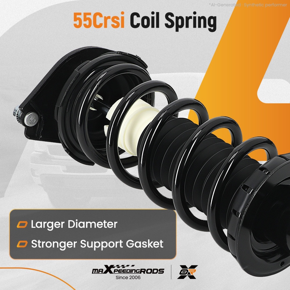 Pair Rear Complete Struts w/ Spring ASSY For 2010 2011 2012 compatible for Subaru Legacy 172690