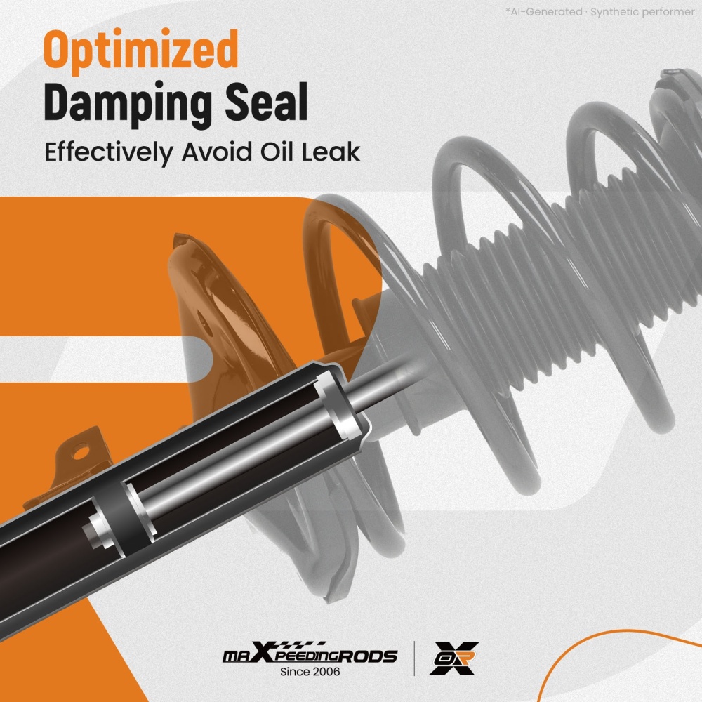 Pair Front Complete Struts Shocks Coil Spring For 1999-2003 compatible for Lexus RX300 AWD compatible for FWD