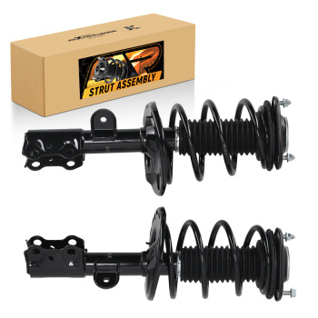 Front 2PCS Complete Shocks Struts w/ Coil Spring Assembly For 2011-2016 compatible for Scion tC