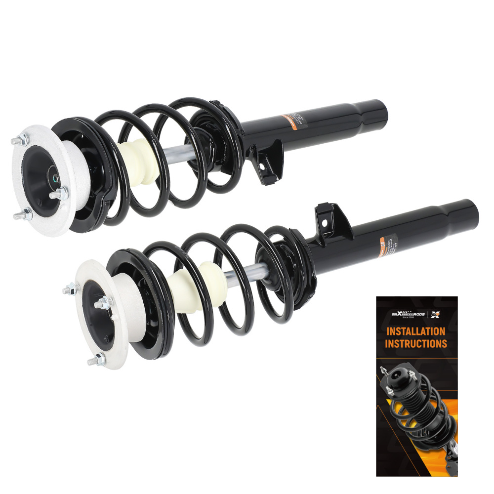 Pair Front Strut Spring For 2008 2009 2010 2011 compatible for BMW 135I 2006 325I 172314 172313