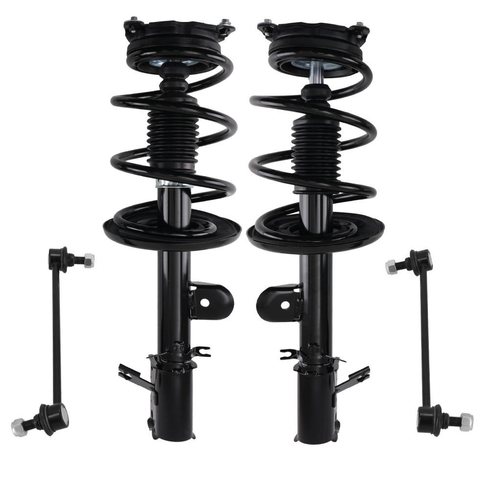 Front Complete StrutsSway Bar End Links Kit compatible for Nissan Quest 2011 - 2017 NEW