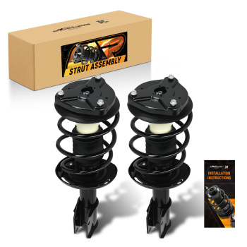 2pcs Front Complete StrutsCoil Spring Assembly compatible for Mercedes-Benz C300 08-14