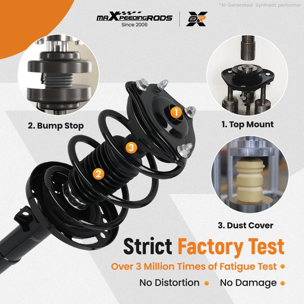 Complete Front Shock compatible for Honda Civic 2016-2021 1335981R Struts Assembly Unit